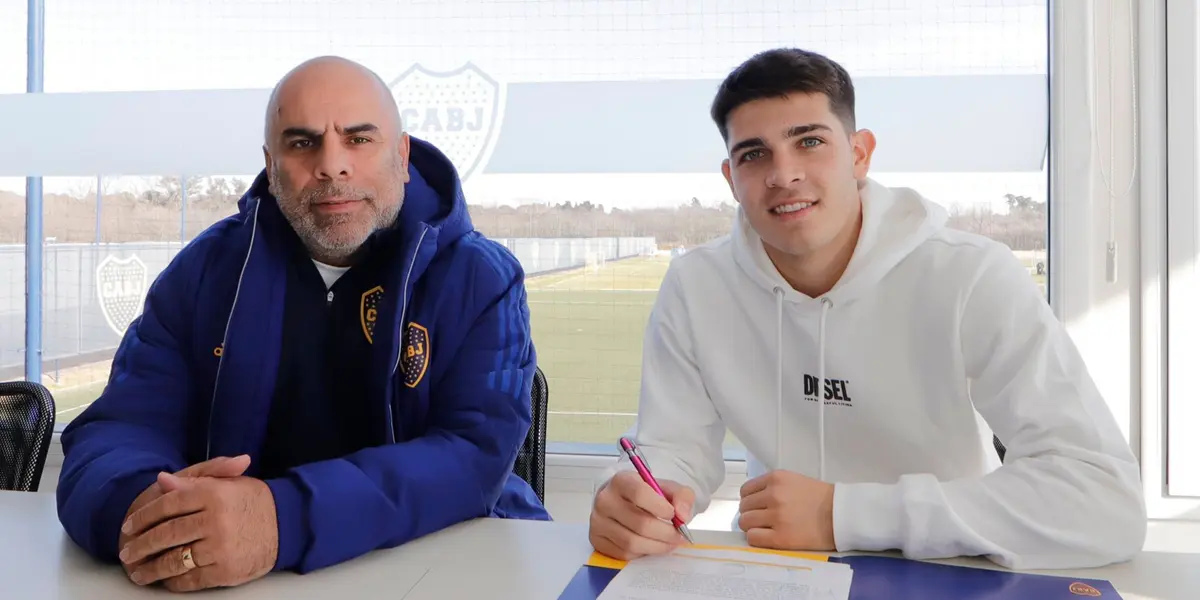 Cedido a préstamo al calamar pero antes de partir, Boca se aseguró a la joya