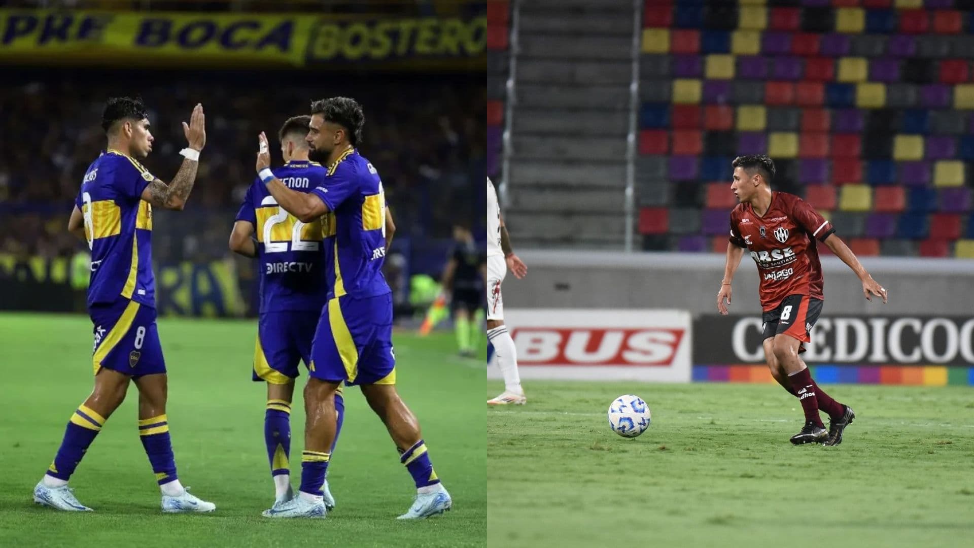Central Córdoba vs Boca Juniors.