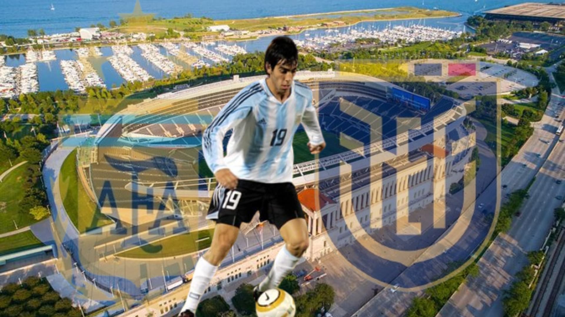 César Delgado con la Selección Argentina.