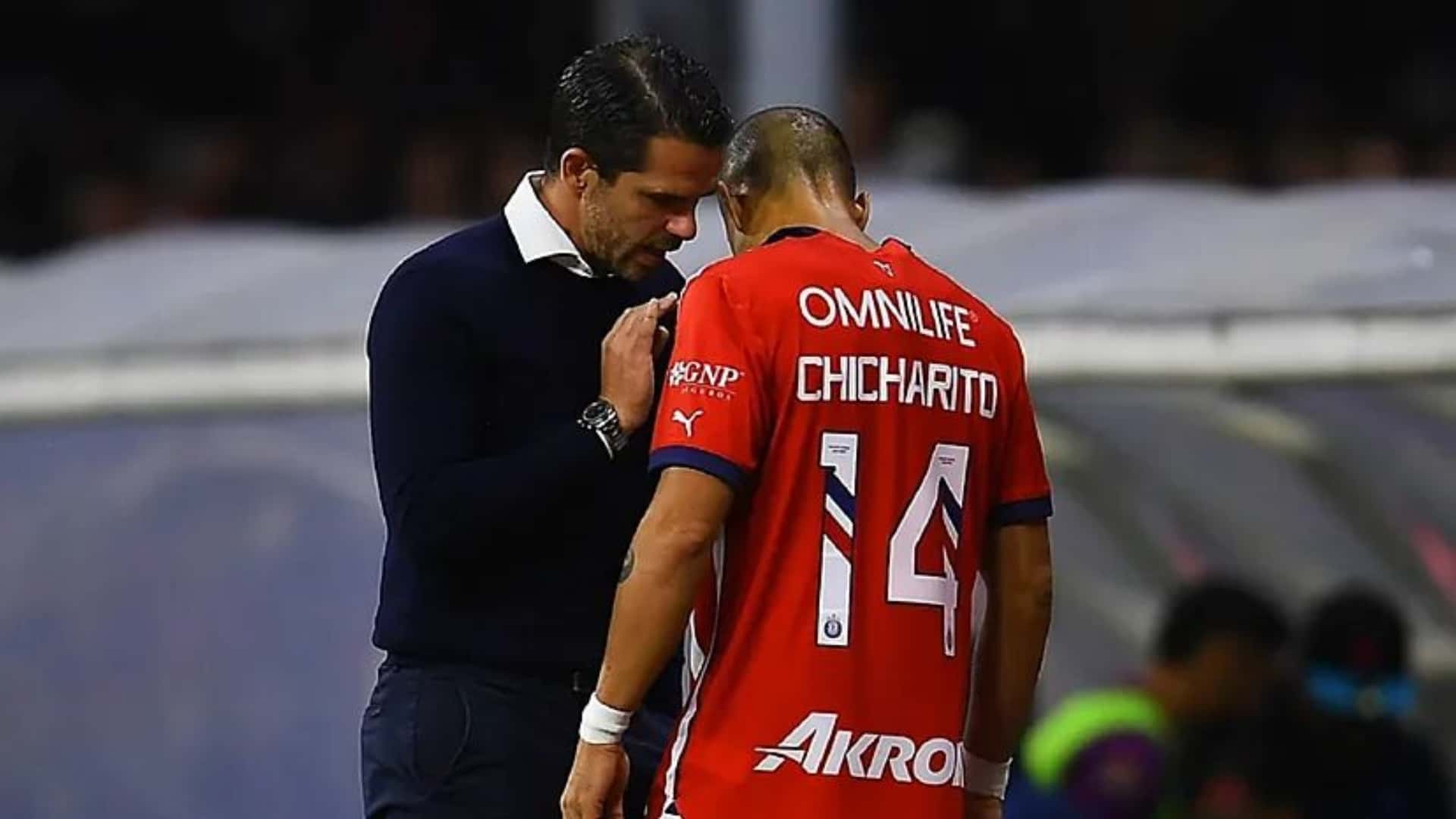 Chicharito Hernández y Fernando Gago