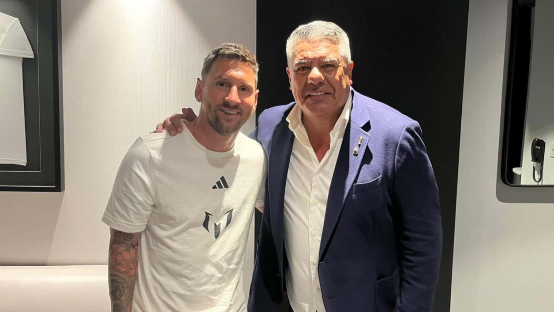 Chiqui Tapia le dedicó un mensaje a Lionel Messi