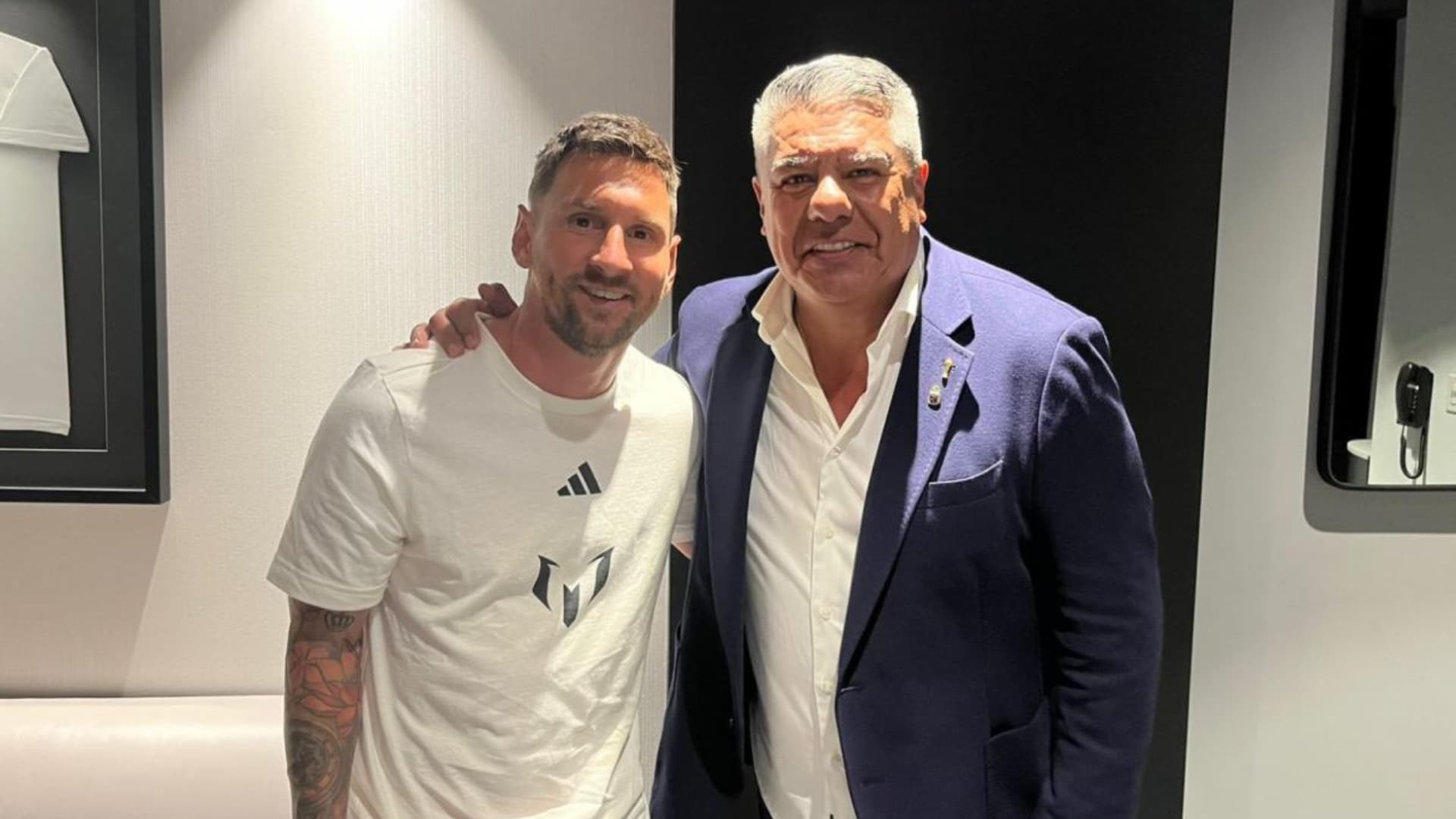 Chiqui Tapia le dedicó un mensaje a Lionel Messi