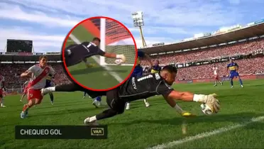 Chiquito Romero, arquero de Boca Juniors como protagonista de la gran polémica del Superclásico.