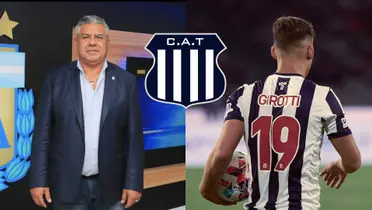 Claudio Tapia en su despacho de AFA