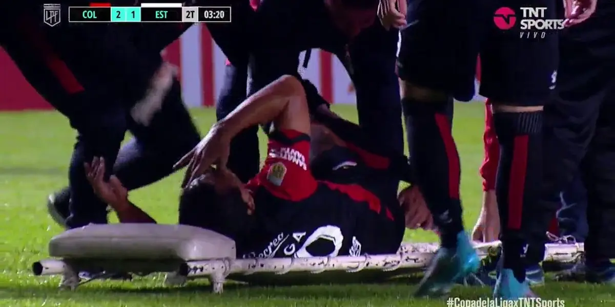 Colón de Santa Fe empató ante uno de los líderes de la Copa de la Liga, Estudiantes, aunque la mala noticia tuvo que ver con la lesión del delantero Sabalero.