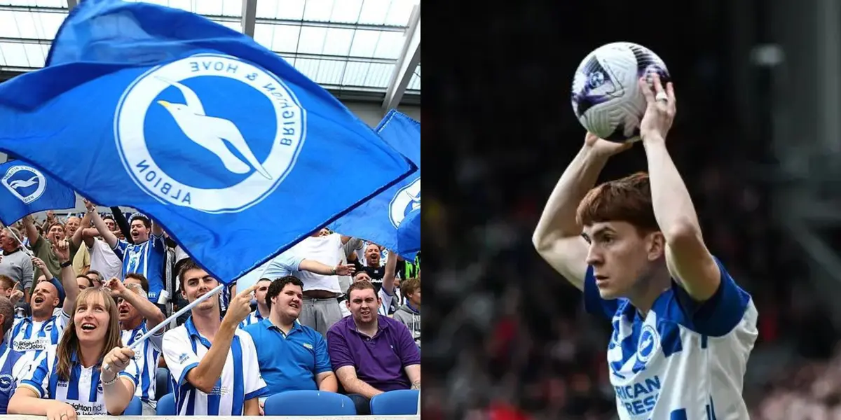 ¿Cómo reaccionaron los hinchas de Brighton al debut de Barco?