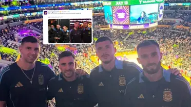 ¿Cómo reaccionaron los hinchas de Lakers por la visita de la Selección Argentina?
