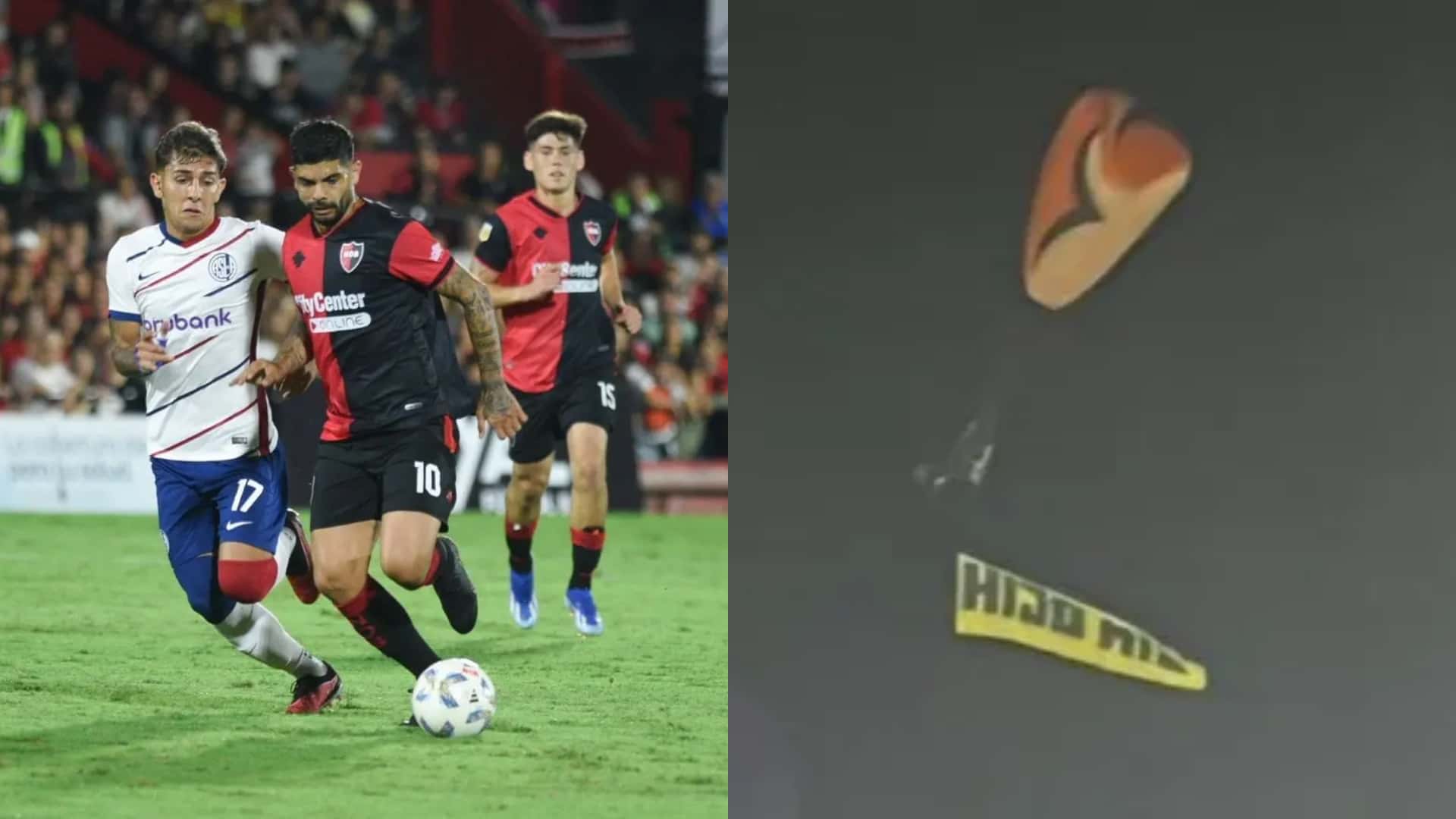 ¿Cómo reaccionaron los hinchas de Newell's a la cargada del paracaidista?