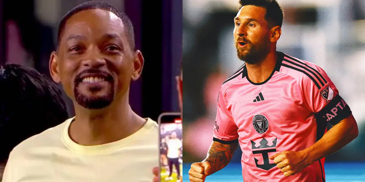 ¿Cómo reaccionó Messi cuando vio a Will Smith?
