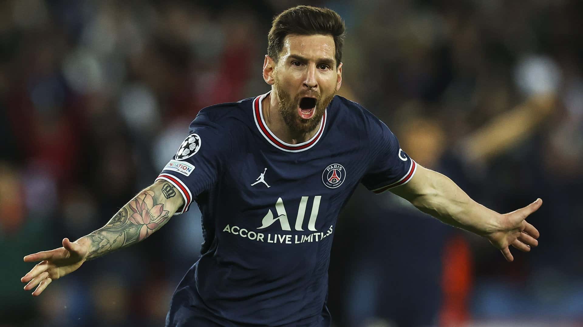 Con el doblete de hoy en el 4 a 1 de Paris Saint Germain sobre Brujas, el rosarino pasó a Pelé en la tabla histórica de anotaciones.