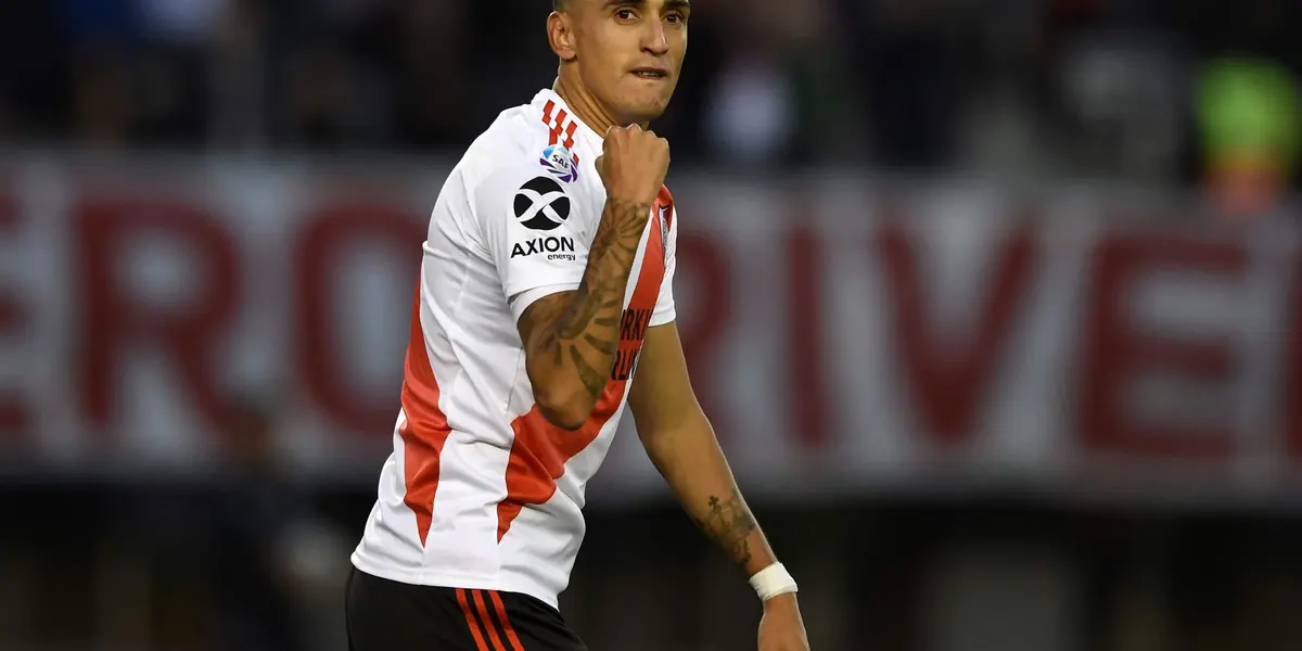 Cristian Colazo habló sobre la continuidad del delantero cordobés en el Millonario.