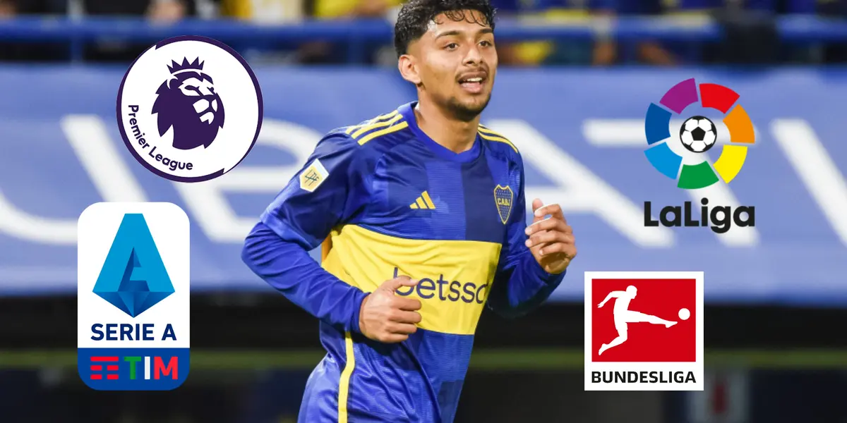 Cristian Medina con la camiseta de Boca Juniors.