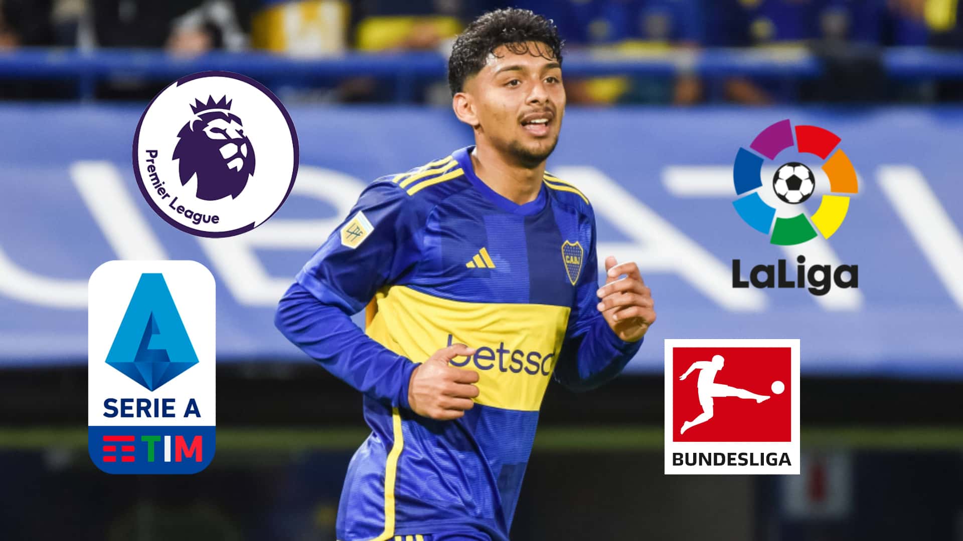 Cristian Medina con la camiseta de Boca Juniors.