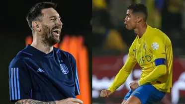 Cristiano fue castigado en Arabia por su obscena reacción a los cánticos de Messi