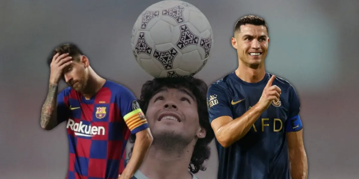 Cristiano Ronaldo logró una distinción en honor a Maradona, por encima de Messi.