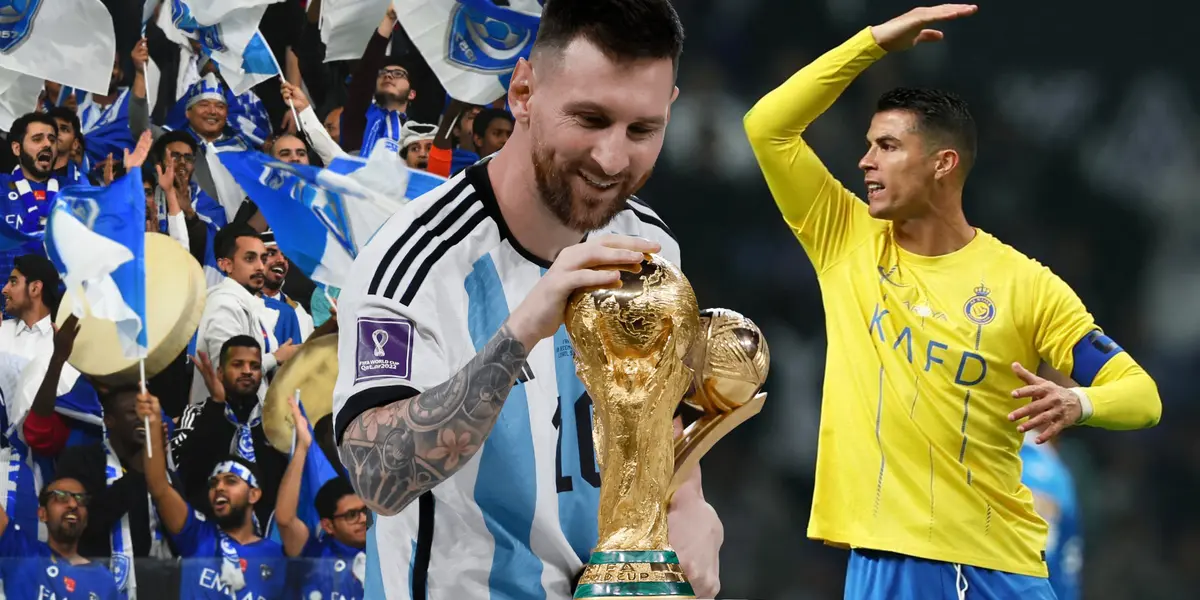 Cristiano Ronaldo se enojó con la hinchada de Al-Hilal