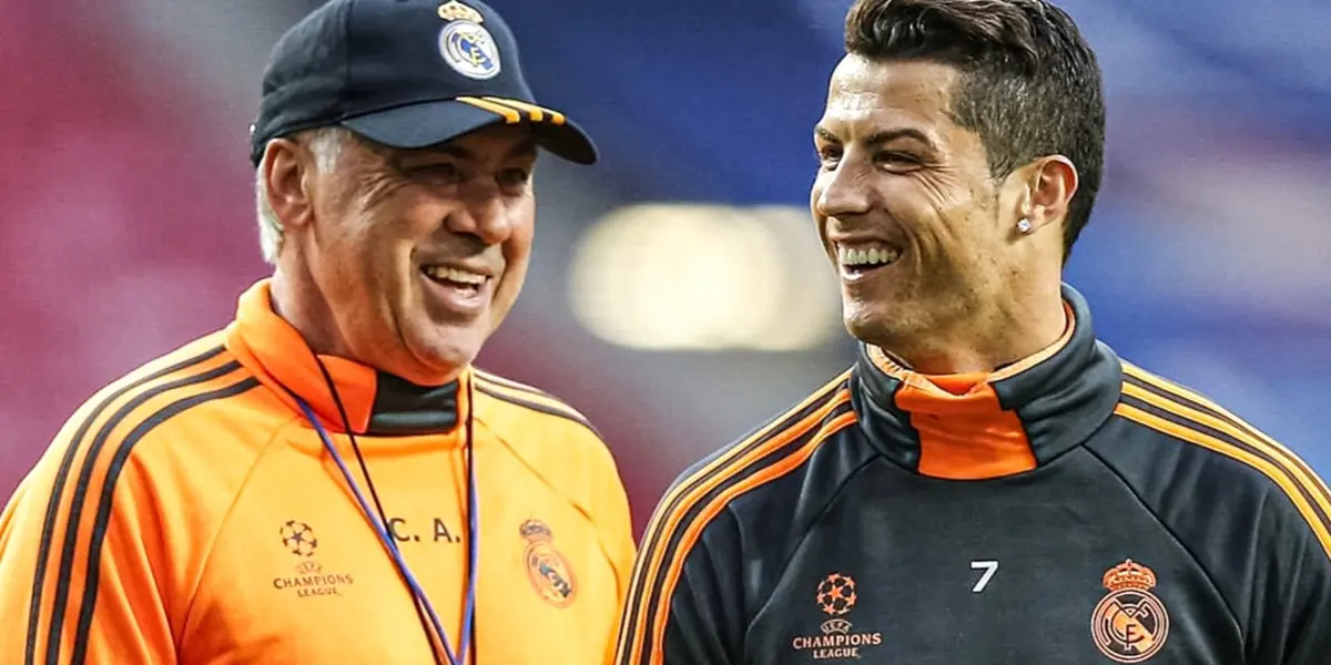 Cristiano Ronaldo y Carlo Ancelotti