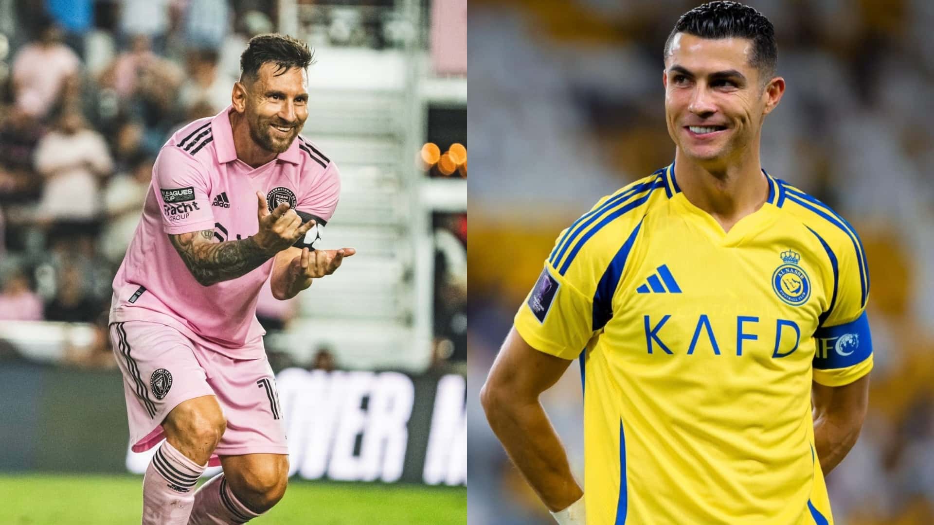 Cristiano Ronaldo y Lionel Messi
