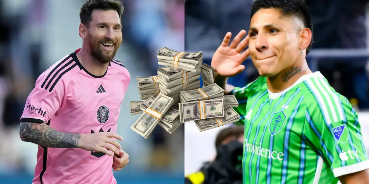 ¿Cuál es la diferencia de precio entre Messi y Ruidíaz?