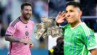 ¿Cuál es la diferencia de precio entre Messi y Ruidíaz?