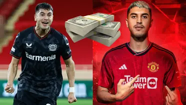 ¿Cuánto cobraría Exequiel Palacios en Manchester United?