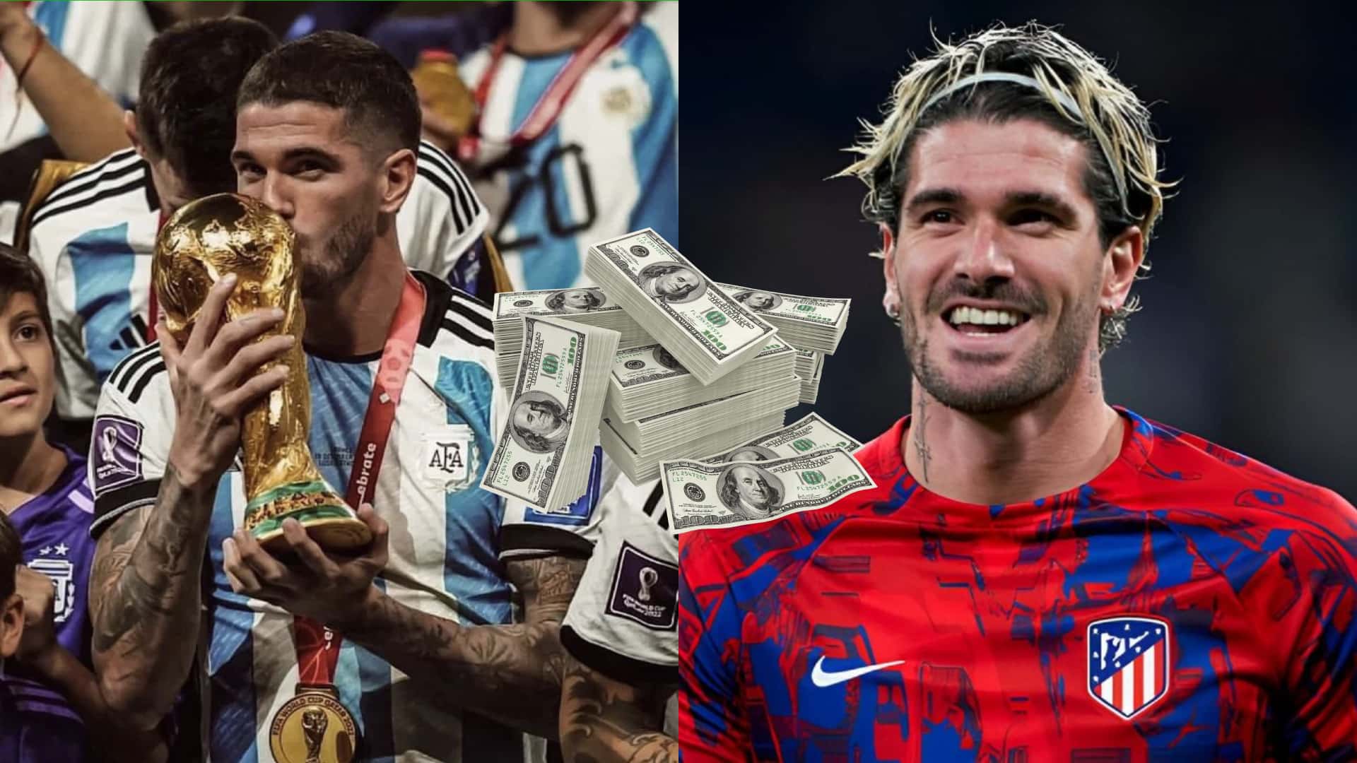 ¿Cuánto vale Rodrigo De Paul en la actualidad?