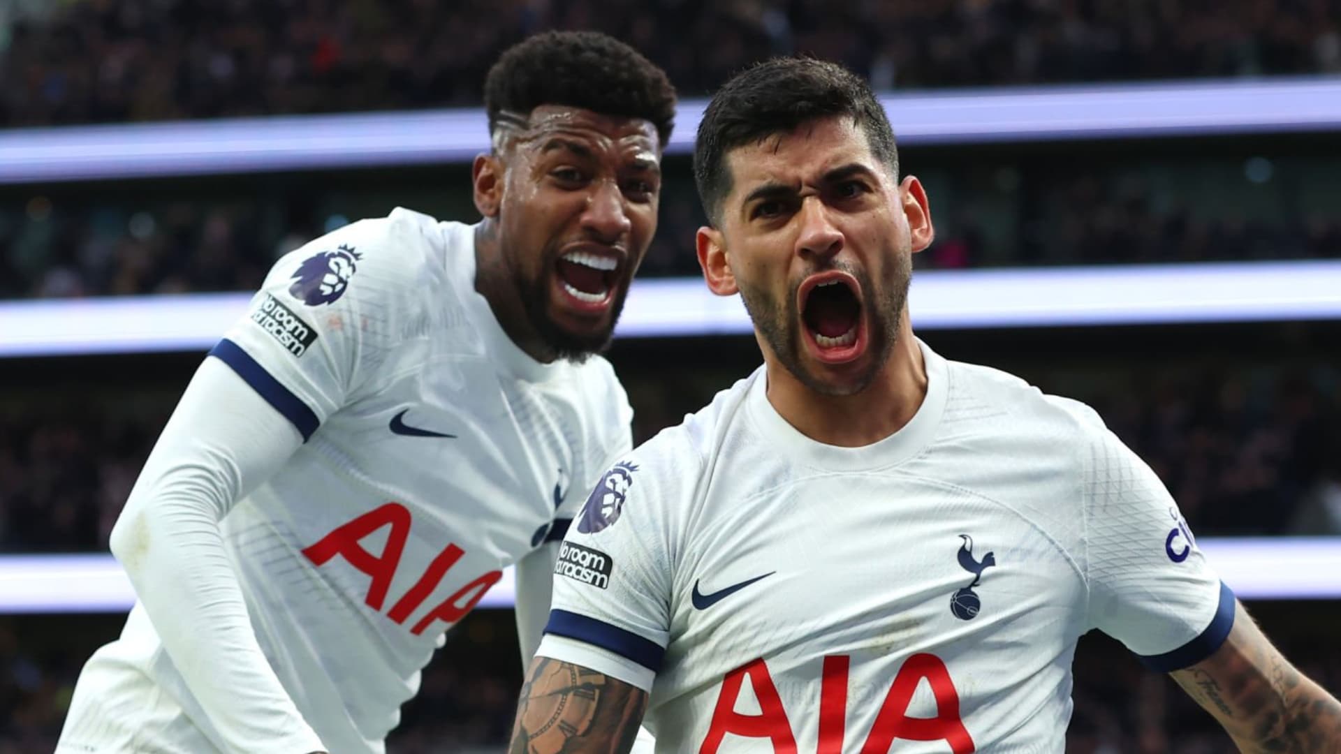 Cuti Romero convirtió en la victoria del Tottenham