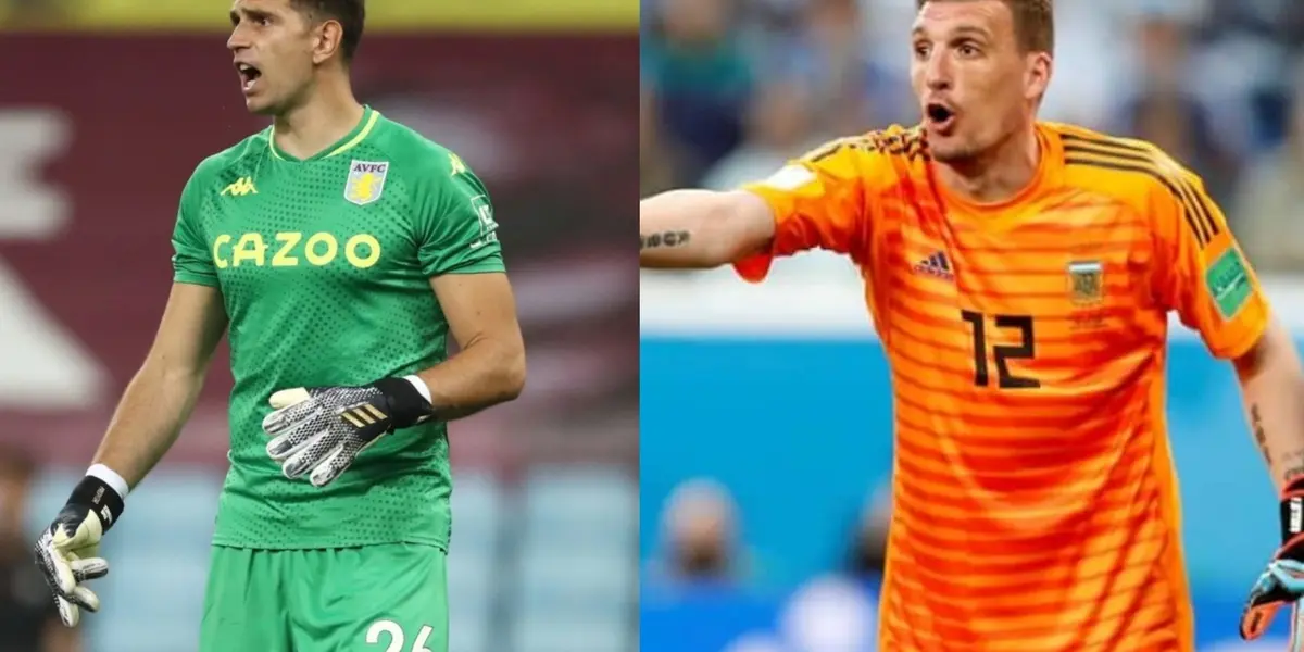 Damián Emiliano Martínez lleva una ventaja sobre Franco Armani y Esteban Andrada, haciendo de menos el detalle de estar en Europa.