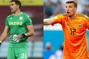 Damián Emiliano Martínez lleva una ventaja sobre Franco Armani y Esteban Andrada, haciendo de menos el detalle de estar en Europa.