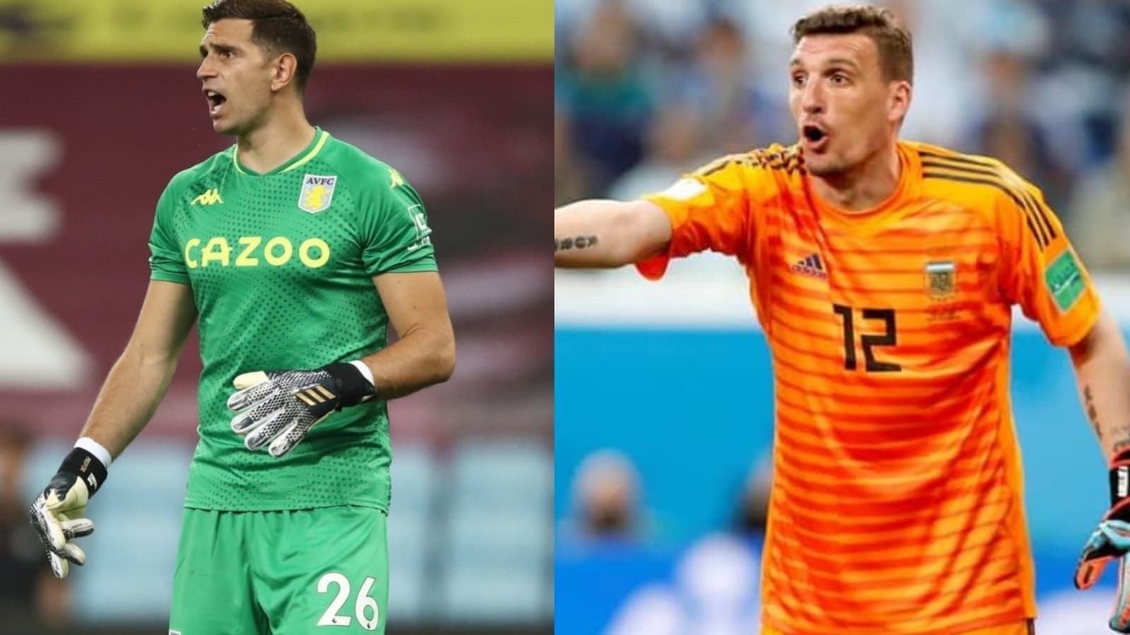 Damián Emiliano Martínez lleva una ventaja sobre Franco Armani y Esteban Andrada, haciendo de menos el detalle de estar en Europa.