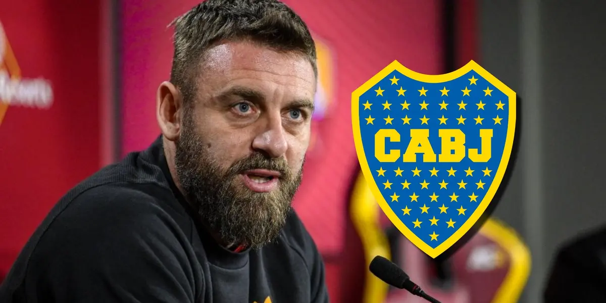 Daniele de Rossi en conferencia de prensa.