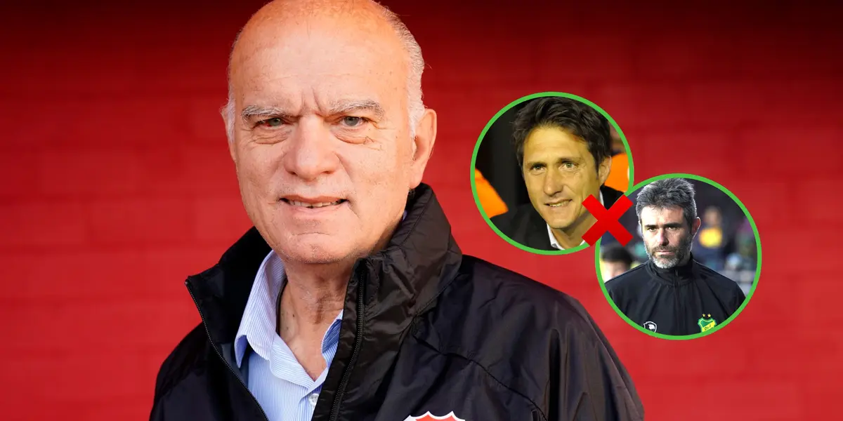 Darío Grindetti sonriendo ante la cámara con una campera de Independiente.