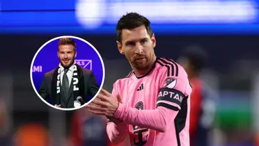 David Beckham - Lionel Messi (Foto: X)