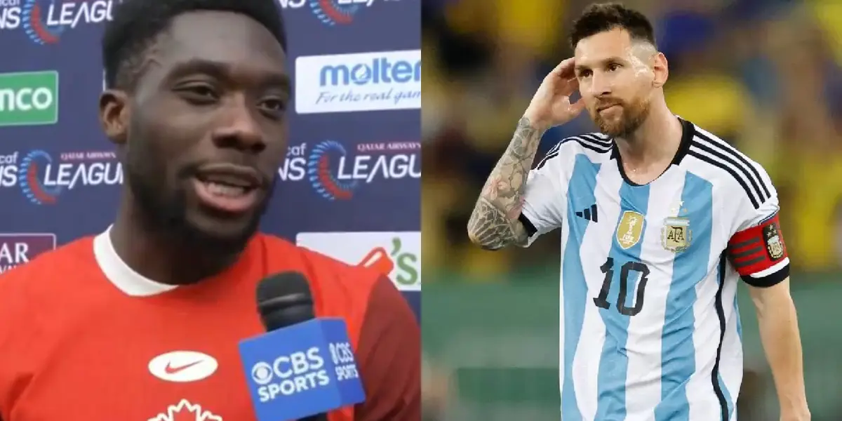Davies opinó sobre lo que será enfrentar a Messi en la Copa América