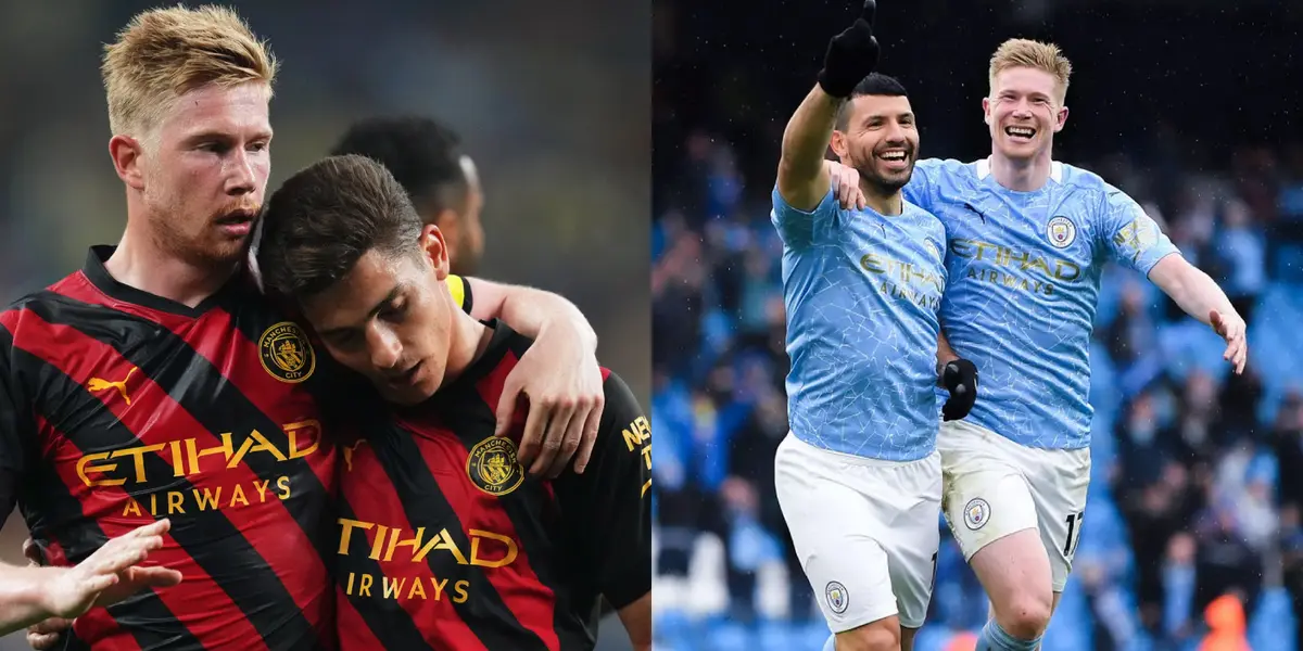 De Bruyne recordó cómo era Agüero como compañero