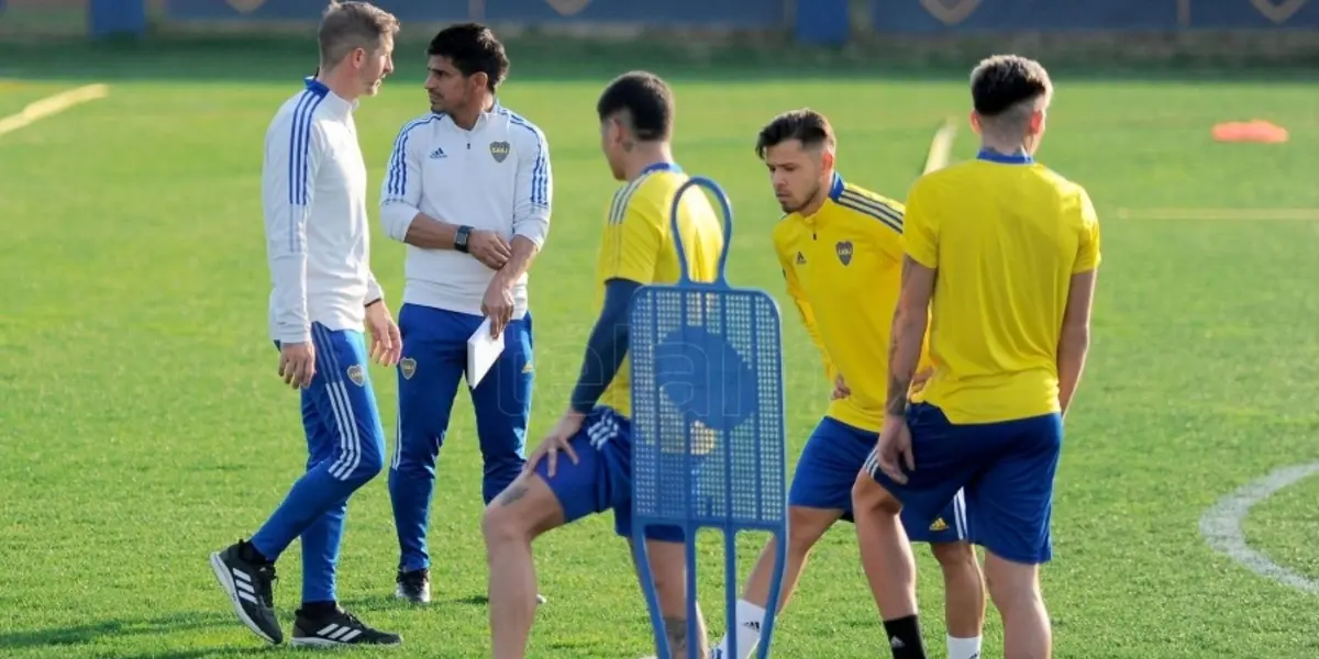 De cara a la recta final del torneo, reapareció una figura del Xeneize en la práctica y podría reaparecer, ¿Juega?