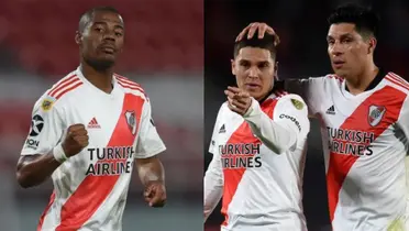 De La Cruz, Juanfer y Enzo Pérez