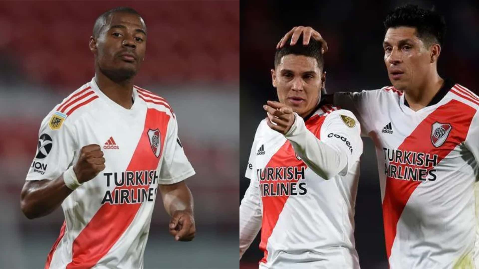 De La Cruz, Juanfer y Enzo Pérez