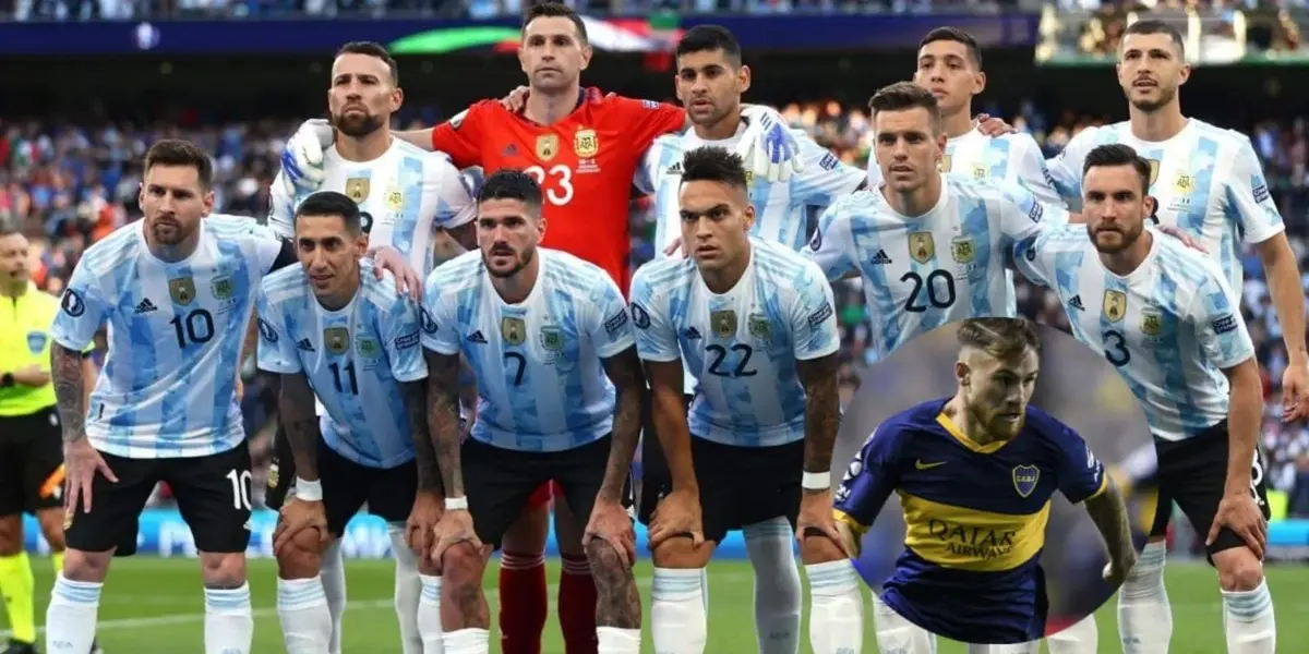 De pasado irregular en Boca, esta noche tendrá su chance como titular y tiene un pie y medio en el mundial de Qatar.