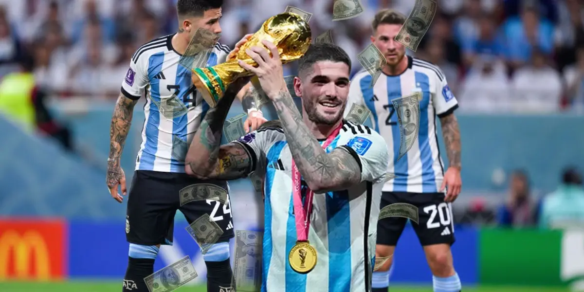 De Paul cuesta mucho menos que Enzo Fernández y Alexis Mac Allister