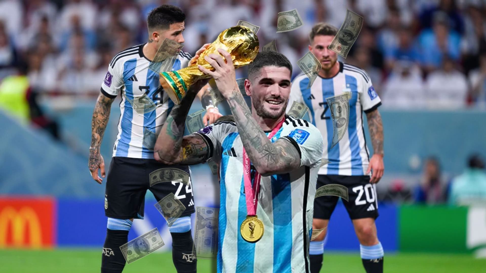 De Paul cuesta mucho menos que Enzo Fernández y Alexis Mac Allister