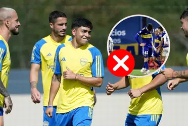 De un lado Boca entrena, del otro un gran lamento.