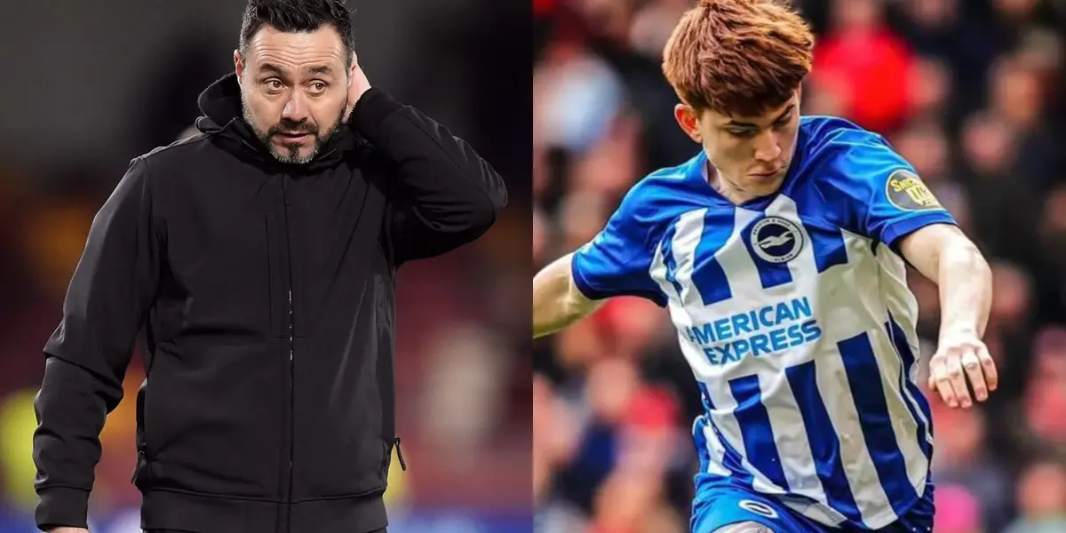 De Zerbi borró a Barco en Brighton