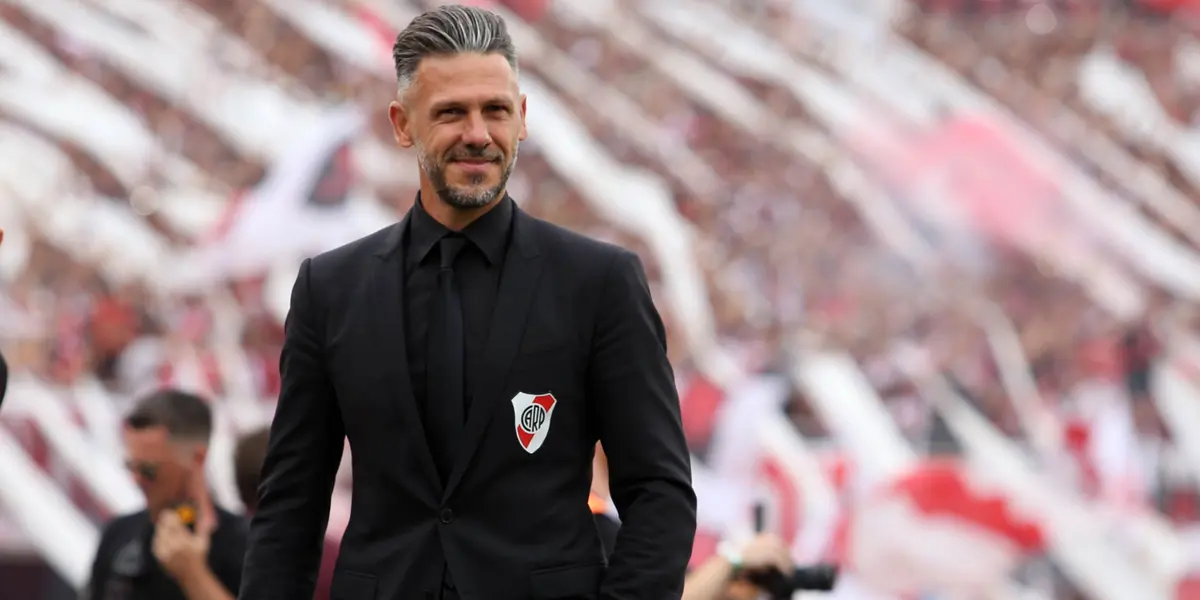 Demichelis en la cancha de River.