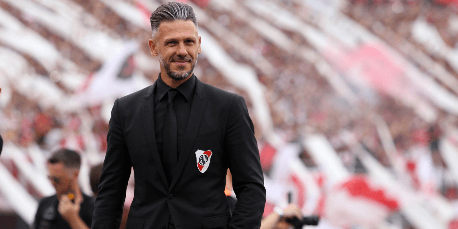 Demichelis en la cancha de River.
