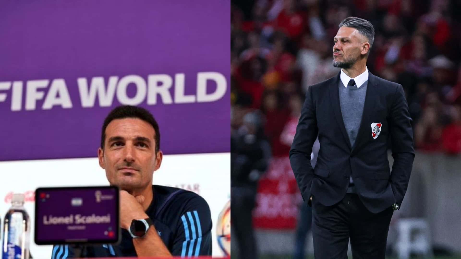 Demichelis en River y Scaloni en Argentina
