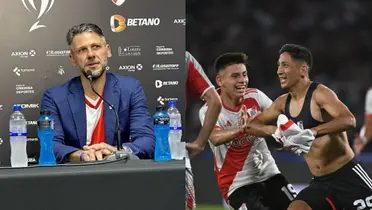Demichelis explicó su grito de gol ante la gente de River tras el gol de Aliendro