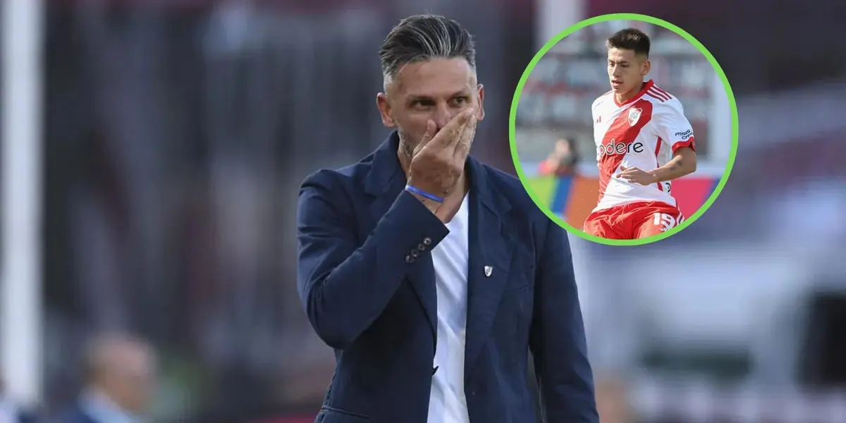 Demichelis junto al Diablito Echeverri.