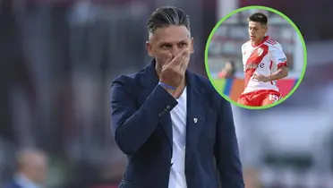 Demichelis junto al Diablito Echeverri.