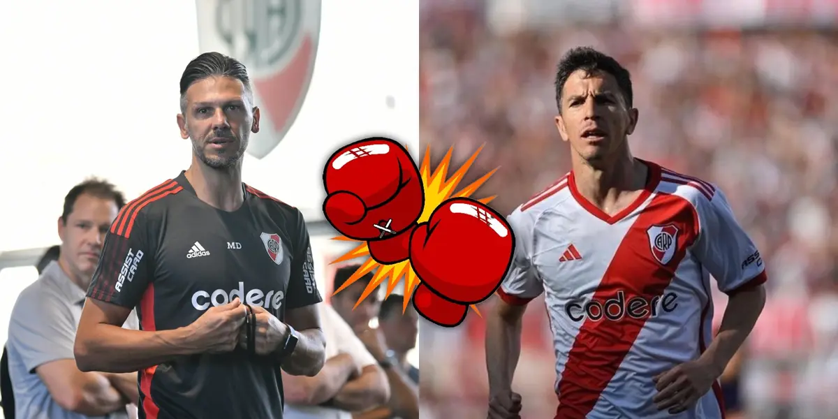 Demichelis vs NAcho Fernández.
